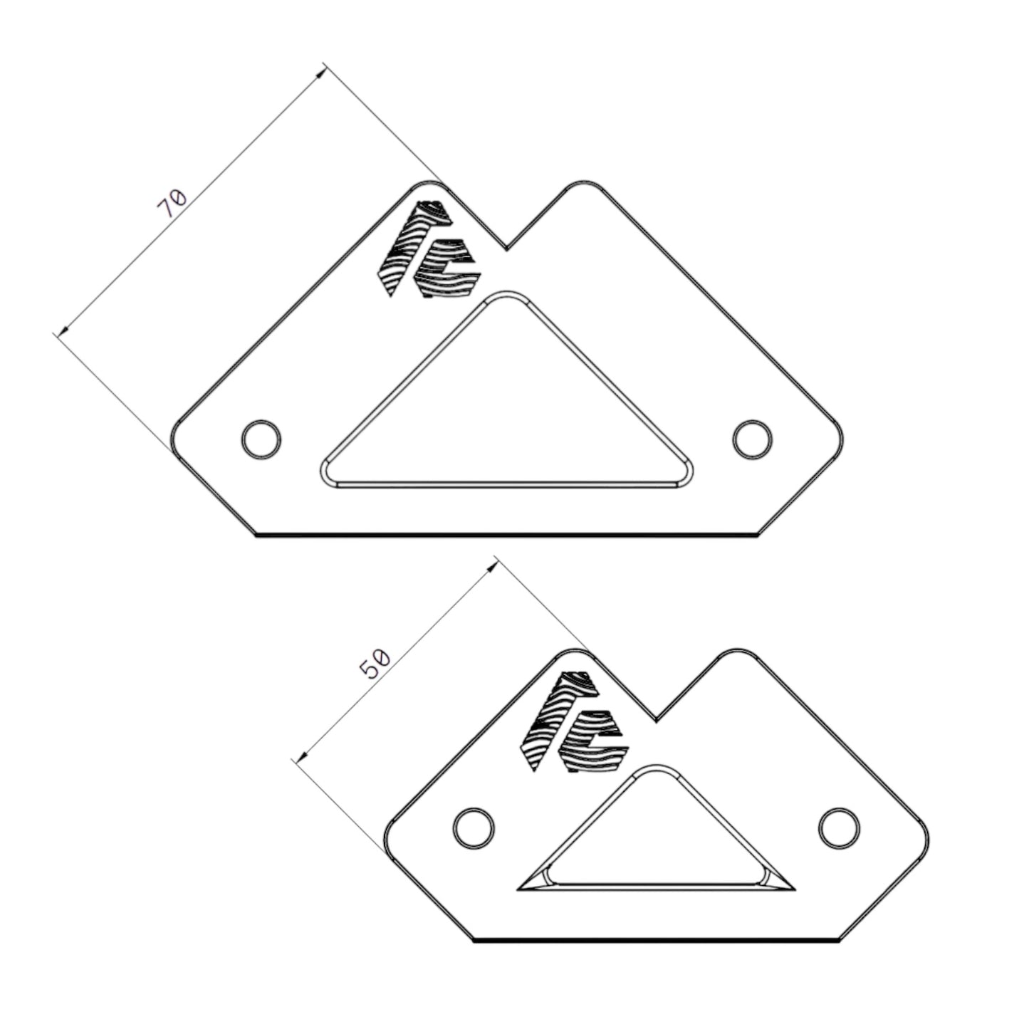 8020, 80/20, 2020, 2020 aluminum, 2020 aluminium, 20 Series, Aluminum Extrusion, Drilling Jig, Precision Drilling, Precision Hand Tool, 2020 Alignment Jig Perpendicular, Diagram