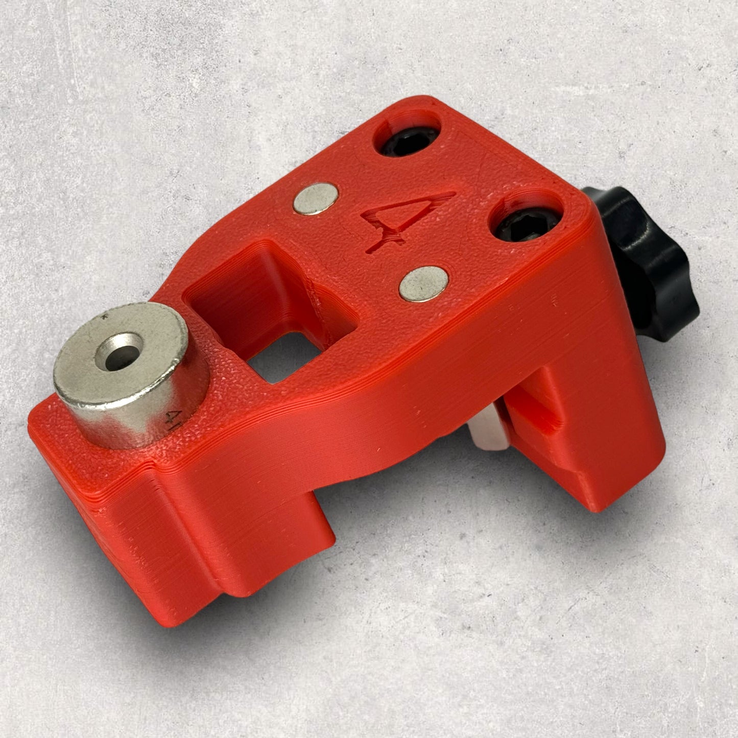 8020, 80/20, 2020, 2020 aluminum, 2020 aluminium, 20 Series, Aluminum Extrusion, Drilling Jig, Precision Drilling, Precision Hand Tool, 20 Series Drill Guide System, Size 4 View