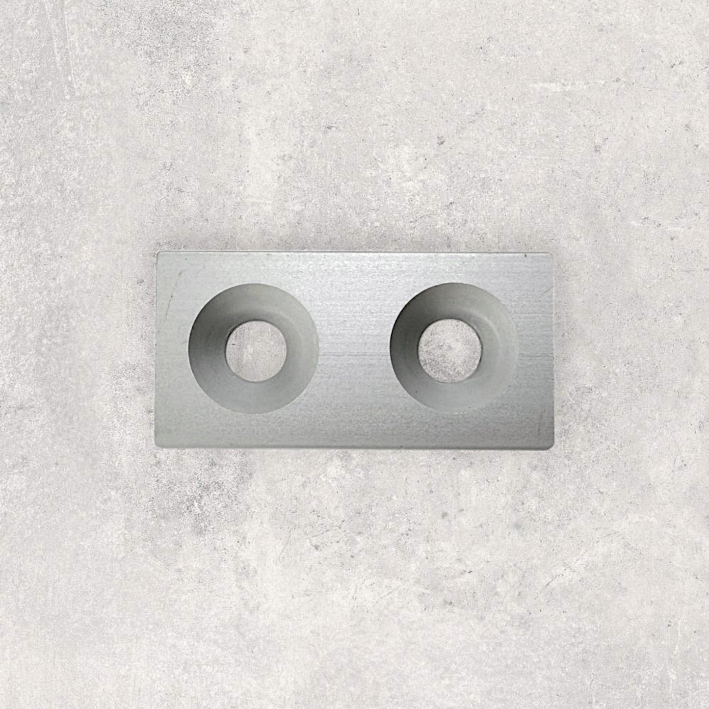 The Aluminum Carpenter, 8020, 80/20, Aluminium extrusion, Aluminum extrusion, Fixtures, Fasteners, Tools, Aluminum End Cap (Rectangular), Aluminum End Cap, Front View