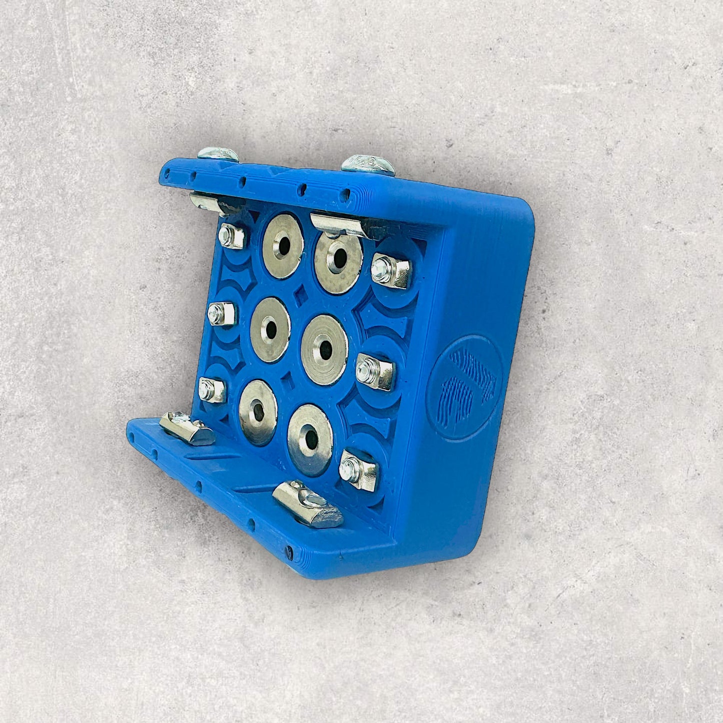 8020, 80/20, 2020, 2060, 2020 aluminum, 2060 aluminum, 2020 aluminium, 2060 aluminium, 20 Series, Aluminum Extrusion, Drilling Jig, Precision Drilling, Precision Hand Tool, 2060 Hex Freehand Drilling Jig, Bottom Front View