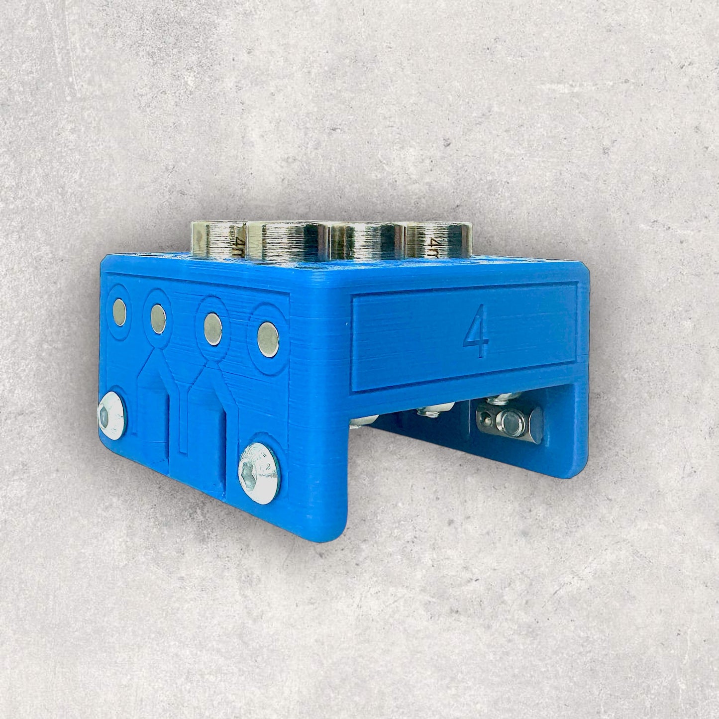 8020, 80/20, 2020, 2060, 2020 aluminum, 2060 aluminum, 2020 aluminium, 2060 aluminium, 20 Series, Aluminum Extrusion, Drilling Jig, Precision Drilling, Precision Hand Tool, 2060 Hex Freehand Drilling Jig, Back Left View