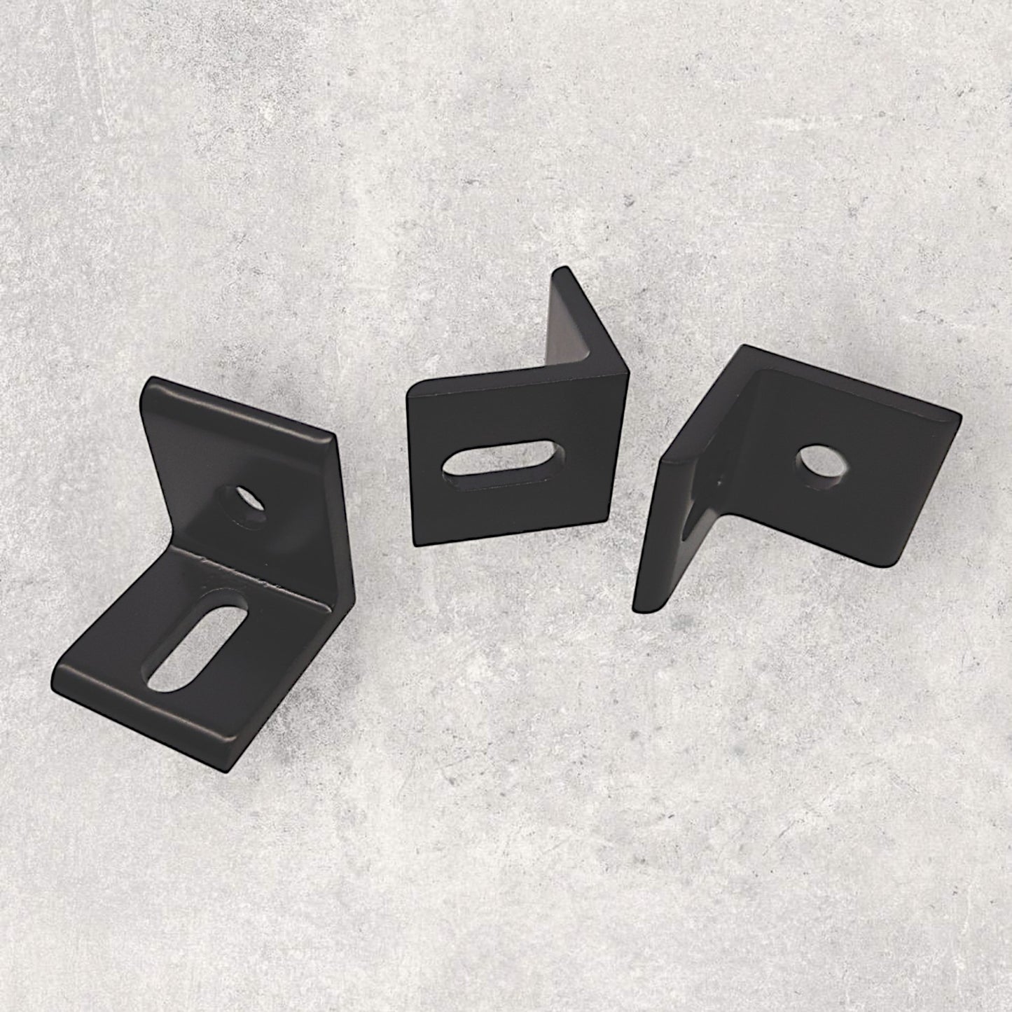 3030 Black Bracket (Set of 4)