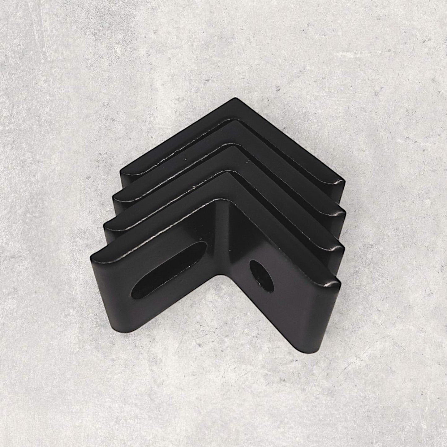 3030 Black Bracket (Set of 4)