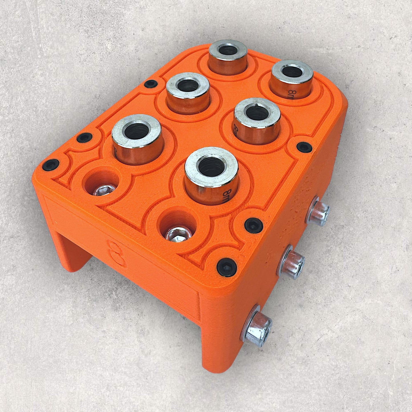 8020, 80/20, 3030, 3060, 3030 aluminum, 3060 aluminum, 3030 aluminium, 3060 aluminium, 30 Series, Aluminum Extrusion, Drilling Jig, Precision Drilling, Precision Hand Tool, 3060 9 & 39 & 69mm Offset Drilling Jig, Top View
