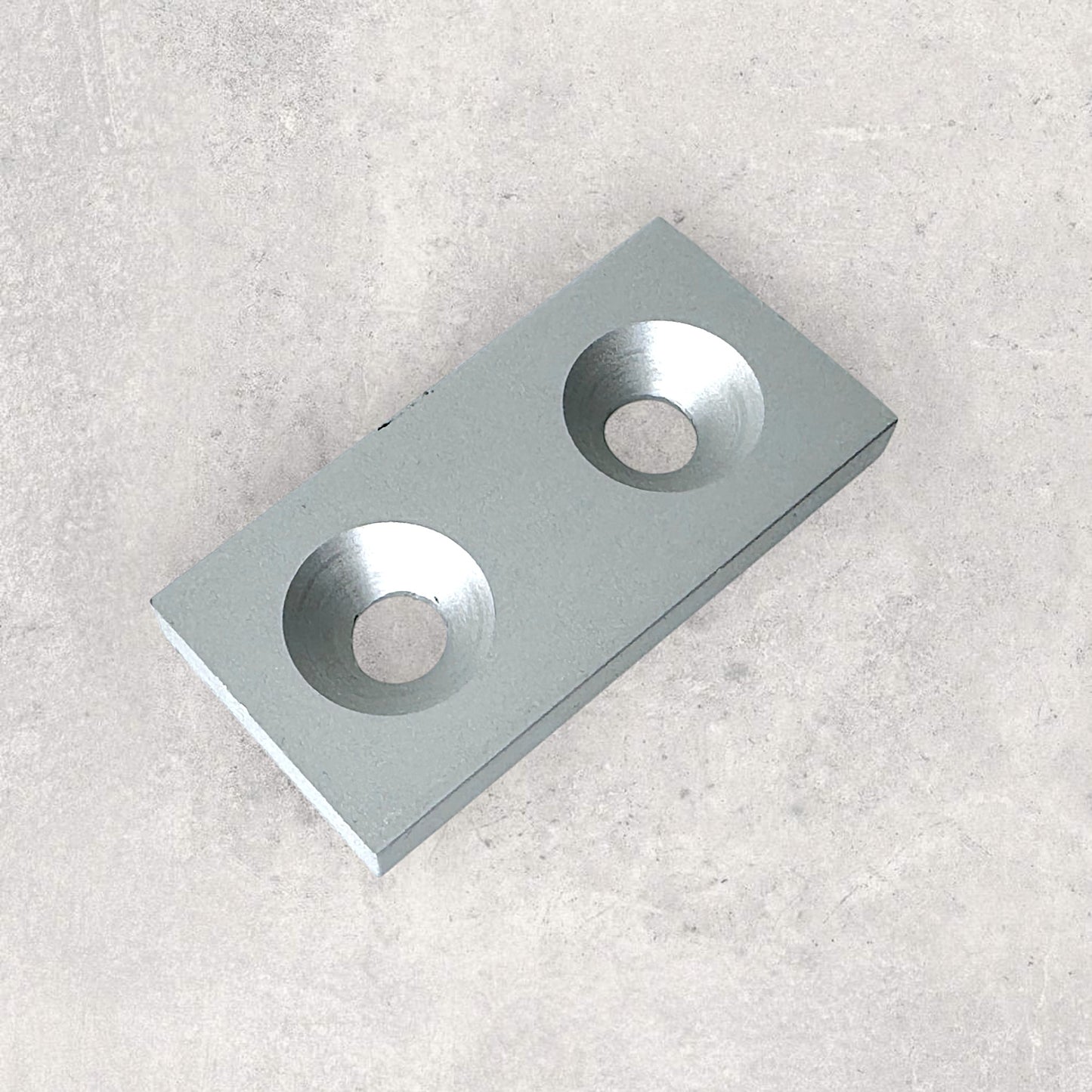 The Aluminum Carpenter, 8020, 80/20, Aluminium extrusion, Aluminum extrusion, Fixtures, Fasteners, Tools, Aluminum End Cap (Rectangular), Aluminum End Cap, Top View