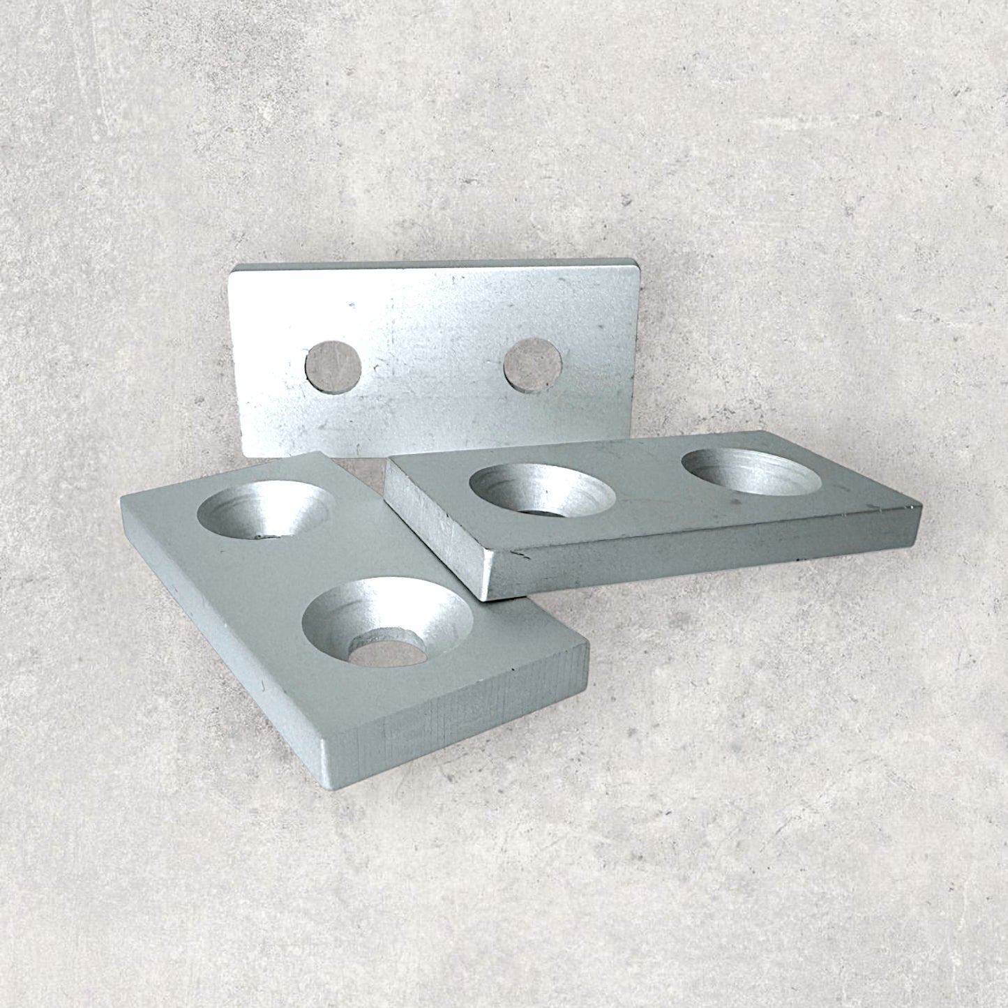 The Aluminum Carpenter, 8020, 80/20, Aluminium extrusion, Aluminum extrusion, Fixtures, Fasteners, Tools, Aluminum End Cap (Rectangular), Aluminum End Cap, Overall 4 View