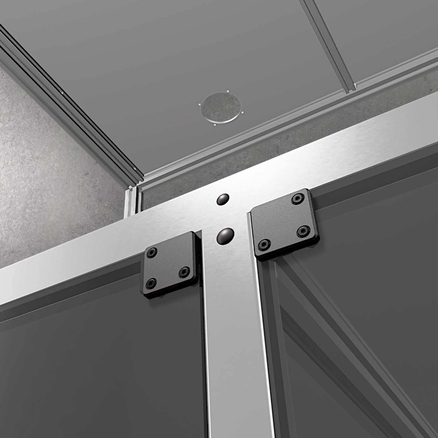 3D Printer Rack, Built-In Enclosures, Material Fusion, Multiple 3D Printers, Built-In Drawer, Design, Plans, Build Plans, Aluminum Extrusion Design, CAD, CAD File, Digital Download, Digital, Aluminum Extrusion, Aluminium Extrusion, 8020, 80/20, Close Up View