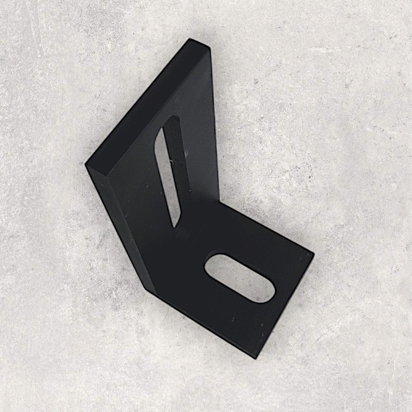 4040C Bracket 2 Holes (Black)