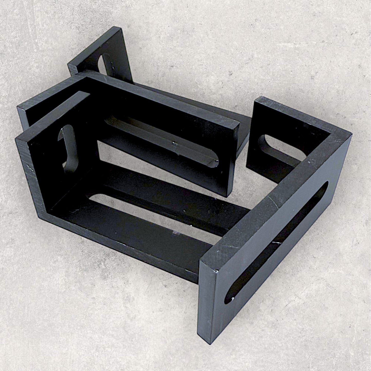 4040C Bracket 2 Holes (Black)