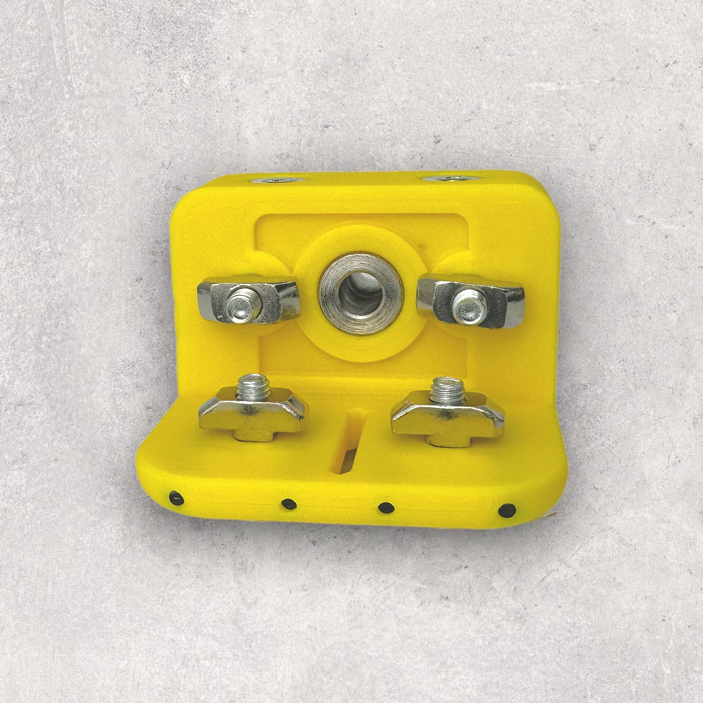 8020, 80/20, 4040, 4040 aluminum, 4040 aluminium, 40 Series, Aluminum Extrusion, Drilling Jig, Precision Drilling, Precision Hand Tool, 4040 Single Sided Freehand Drilling Jig, Bottom View