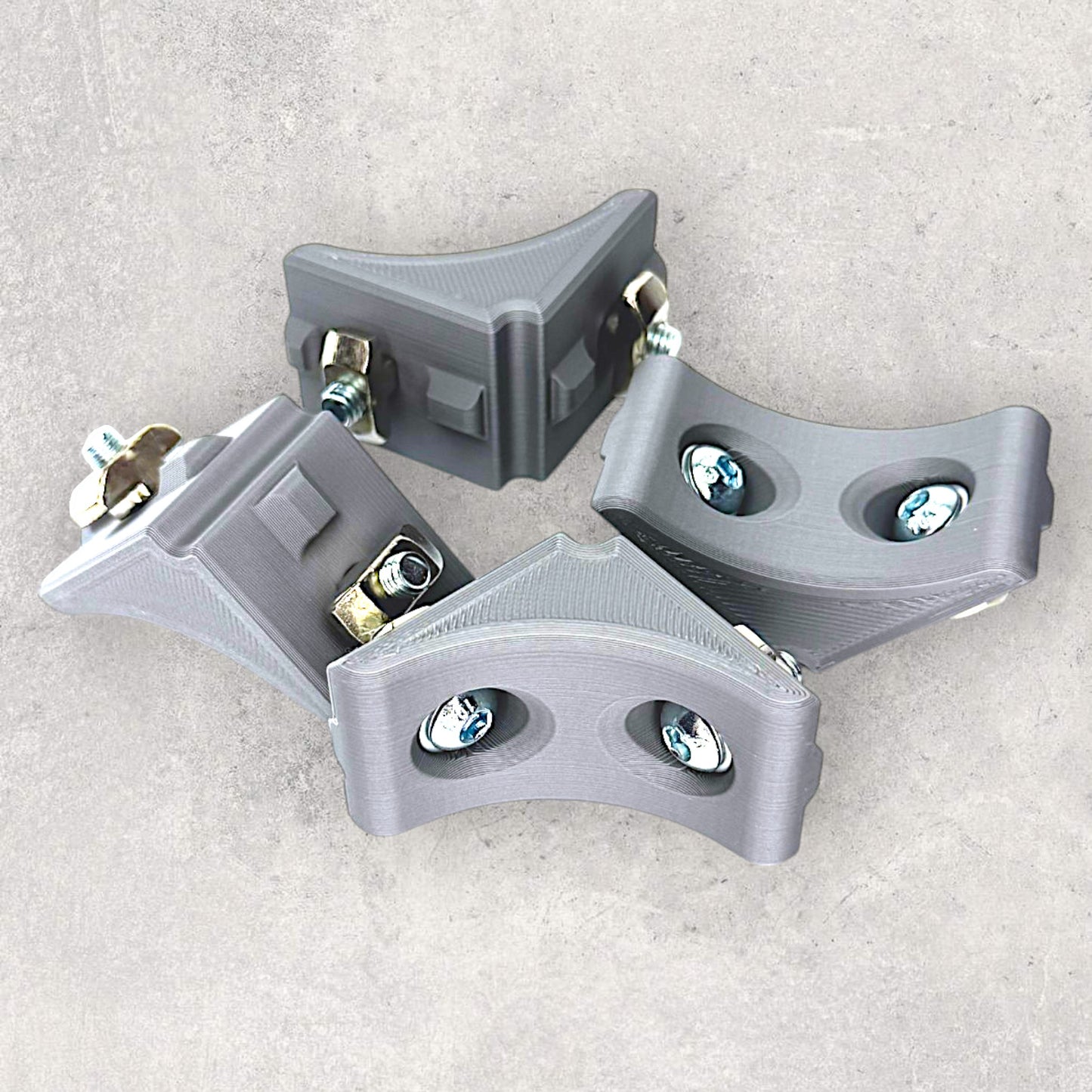 The Aluminum Carpenter, 8020, 80/20, Aluminium extrusion, Aluminum extrusion, Fixtures, Fasteners, Tools, 4040 to 5050 Corner Bracket, 4040 to 5050, Corner Bracket, Bundle 3 View