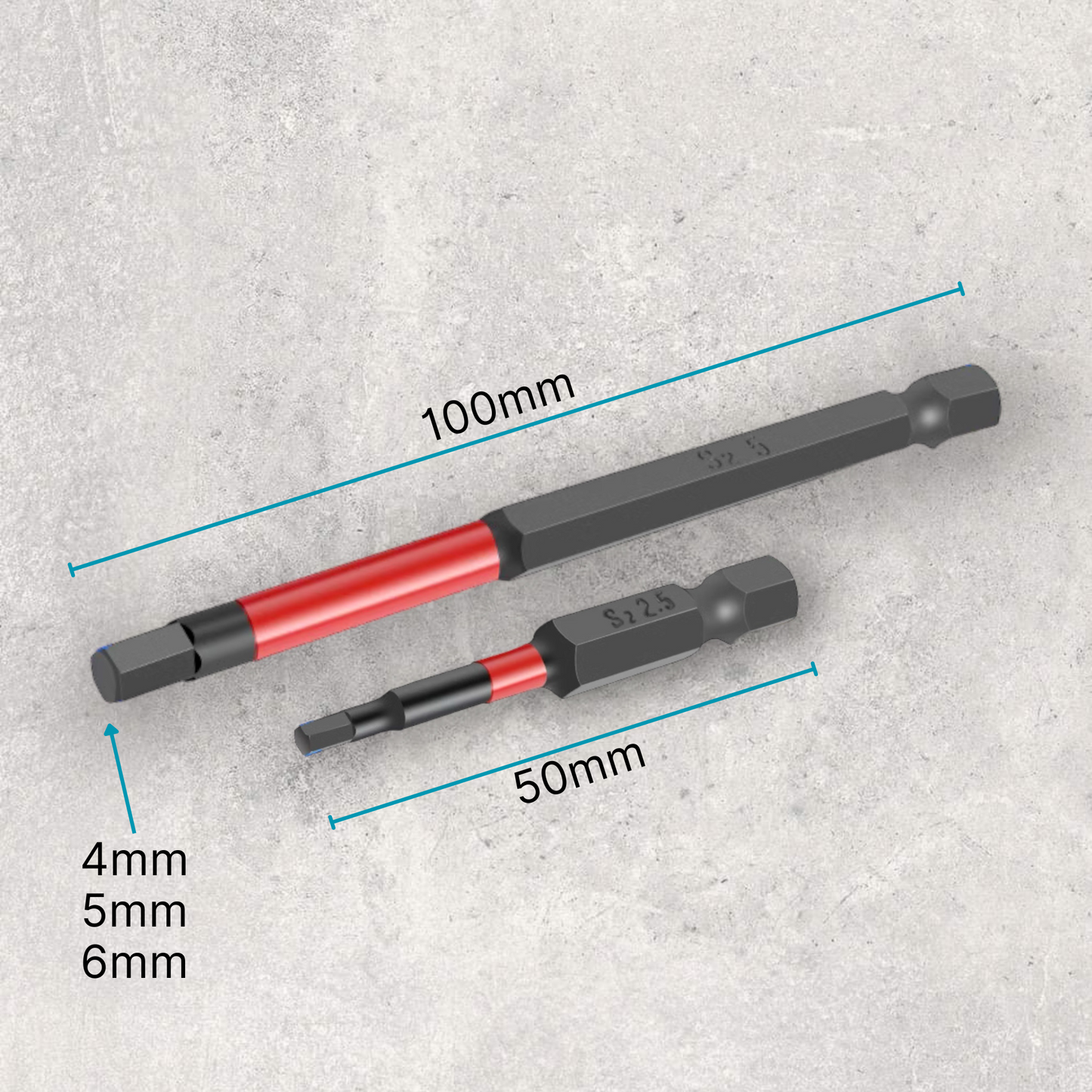 The Aluminum Carpenter, 8020, 80/20, Aluminium extrusion, Aluminum extrusion, Fixtures, Fasteners, Tools, Hex Head Allen Wrench Drill Bit, Whole with dimension View