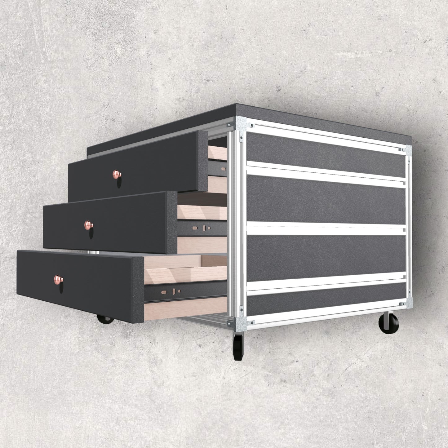 8020, 80/20, 2020, 8020 Design, Aluminum Design, Aluminium Design, Aluminum Extrusion Design, Aluminium Extrusion Design, Aluminum Extrusion, 3d Model, 3 D Model, Digital, Download, Digital Download, Extruded Aluminum, Extruded Aluminium, Multifunction Printer Desk, Multifunction Printer Table, Mobile Desk, Mobile Table, Printer Desk, Printer Table, Printer Stand, Right Opened View