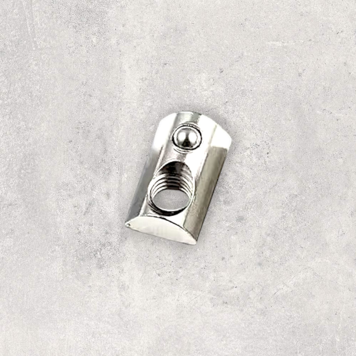 The Aluminum Carpenter, 8020, 80/20, Aluminium extrusion, Aluminum extrusion, Fixtures, Fasteners, Tools, Ball Spring T-Nut, Ball Spring, T-Nuts, Top View