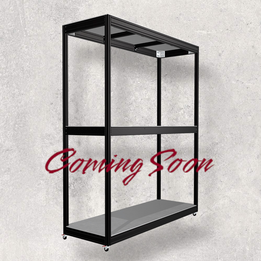 Full Aluminum Sturdy Utility Mobile Shelf (Download)