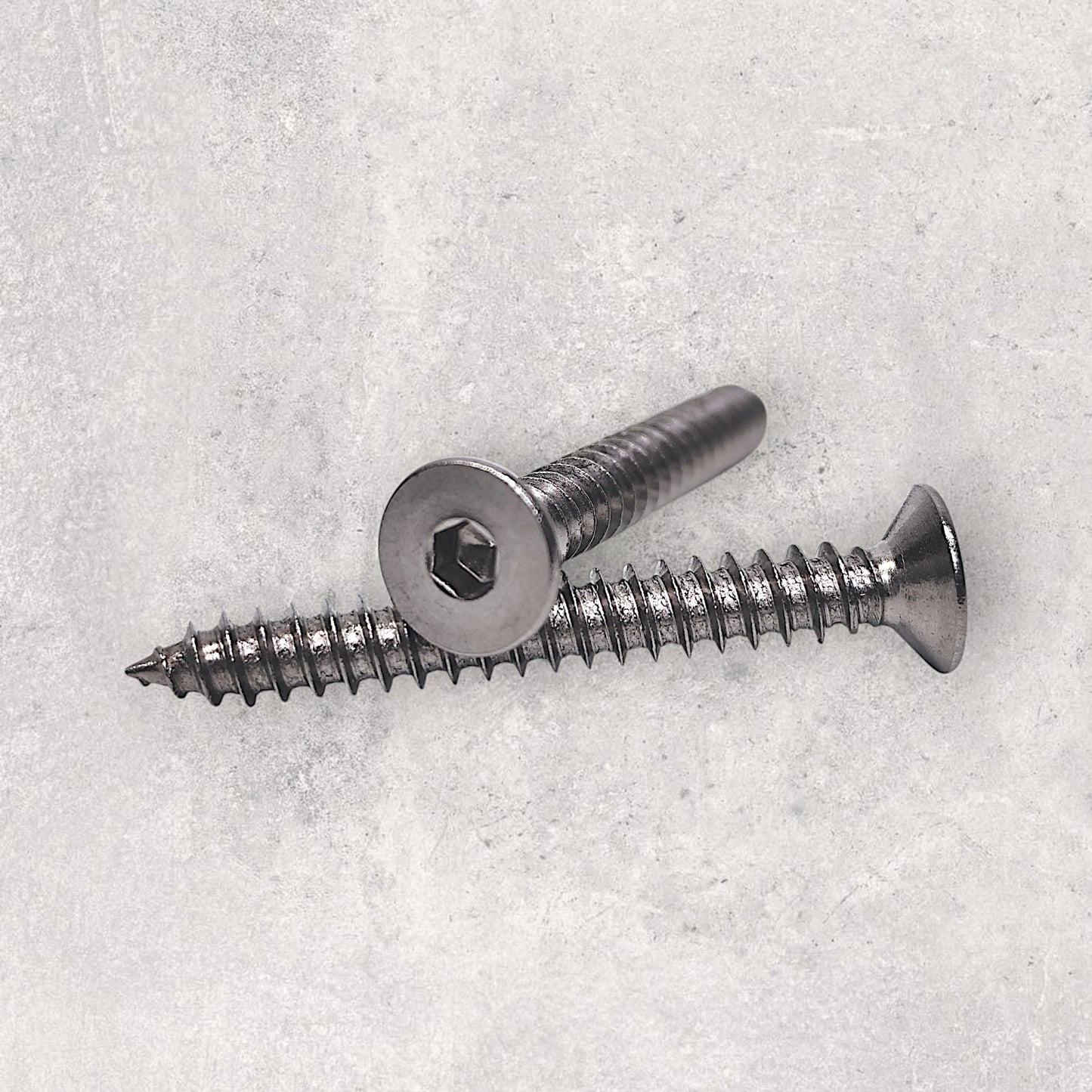 M5x40 Hex Wood Screw (Stainless Steel) (Set of 10)