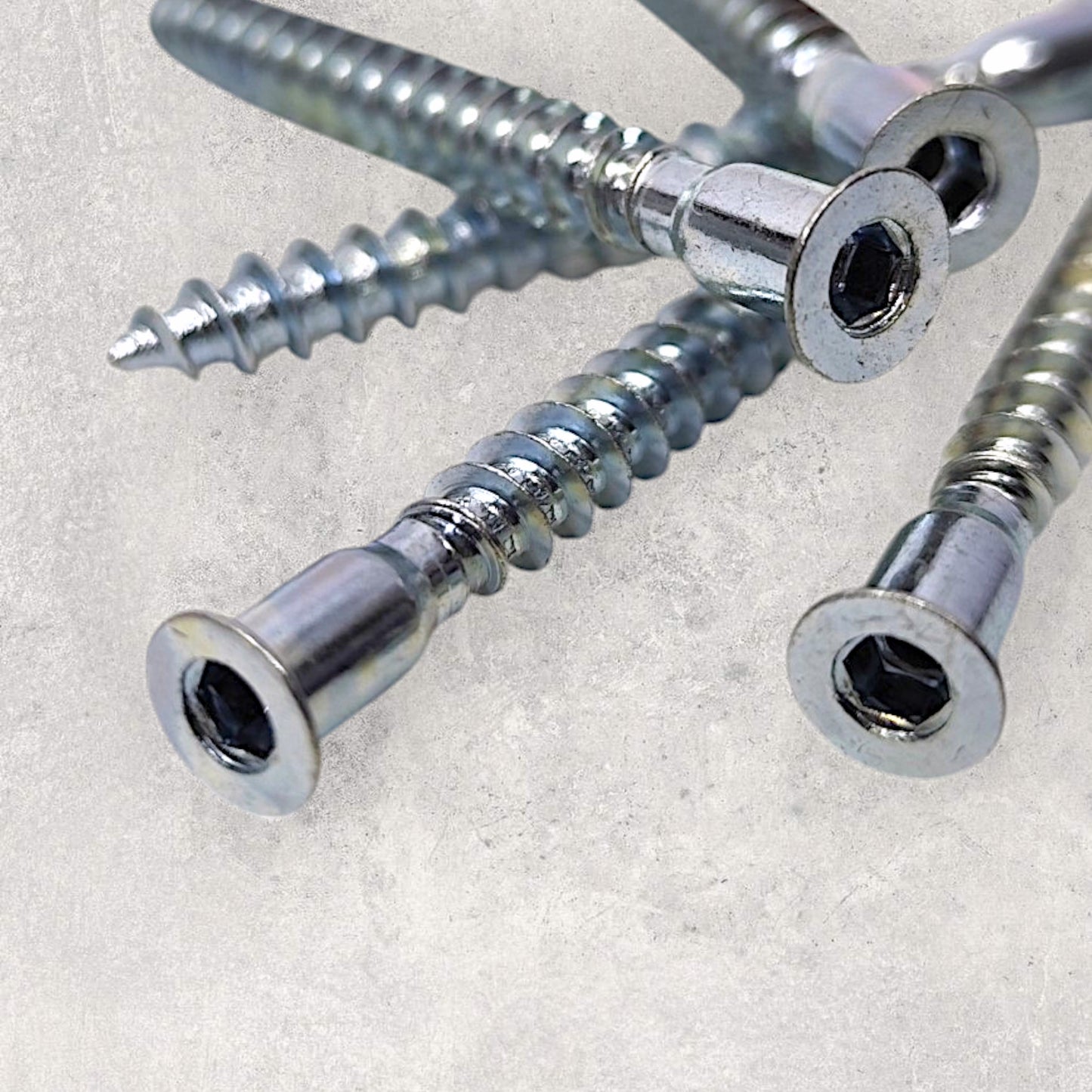 M5x50 Hex Wood Screw (Set of 10)