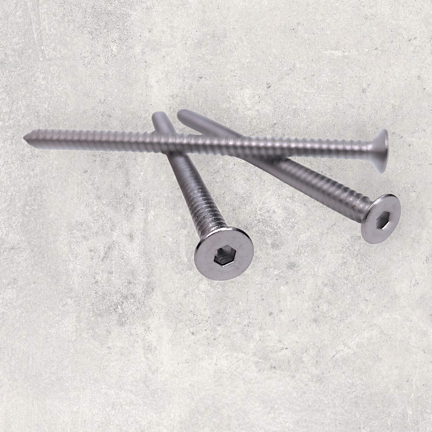 M5x80 Hex Wood Screw (Stainless Steel) (Set of 10)