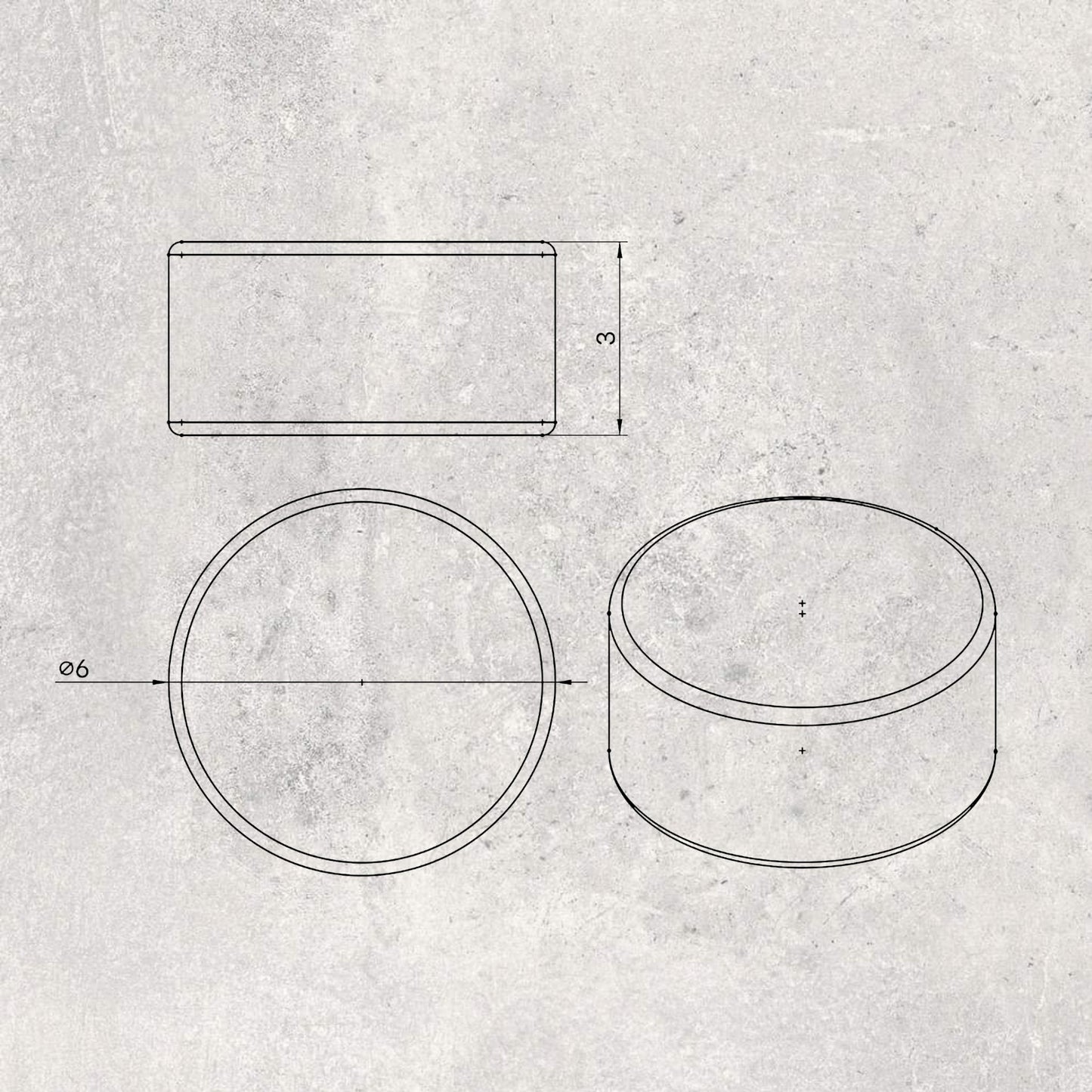 Magnet 6x3mm (Set of 100)