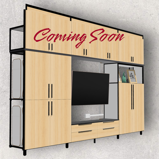 Aluminum Extrusion TV Feature Wall (Download)