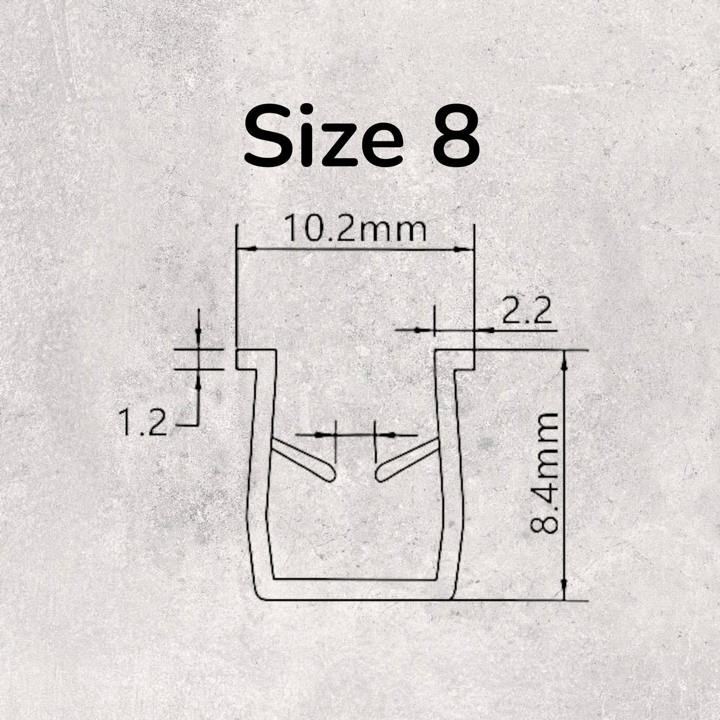 U Channel Panel Slot