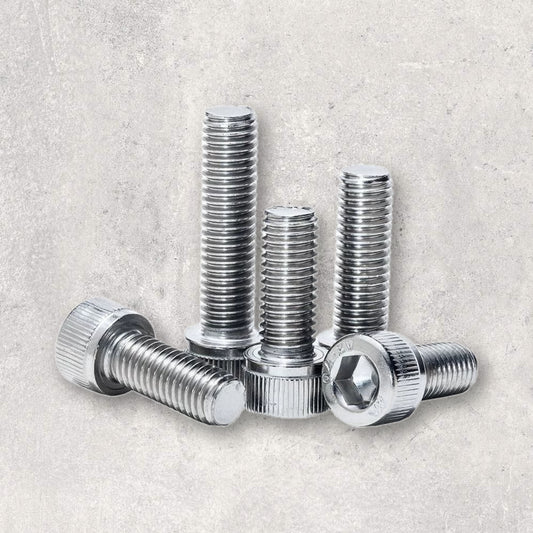 The Aluminum Carpenter, 8020, 80/20, Aluminium extrusion, Aluminum extrusion, Fixtures, Fasteners, Tools, Socket Head Cap Screw, M6, Stainless Steel, Group Angled View