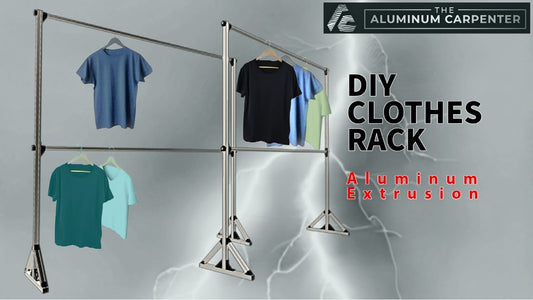 Aluminum extrusion clothes rack N series — build video