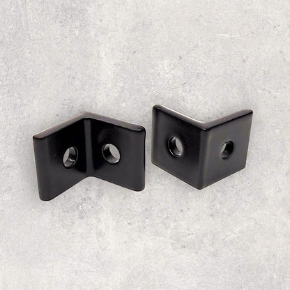 2020 Black Bracket (Round Holes) (Set of 4)