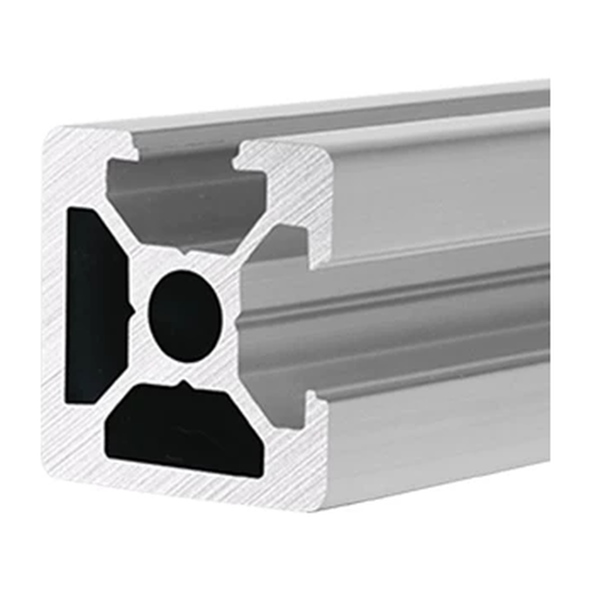 2020N2 aluminum extrusion, silver anodised