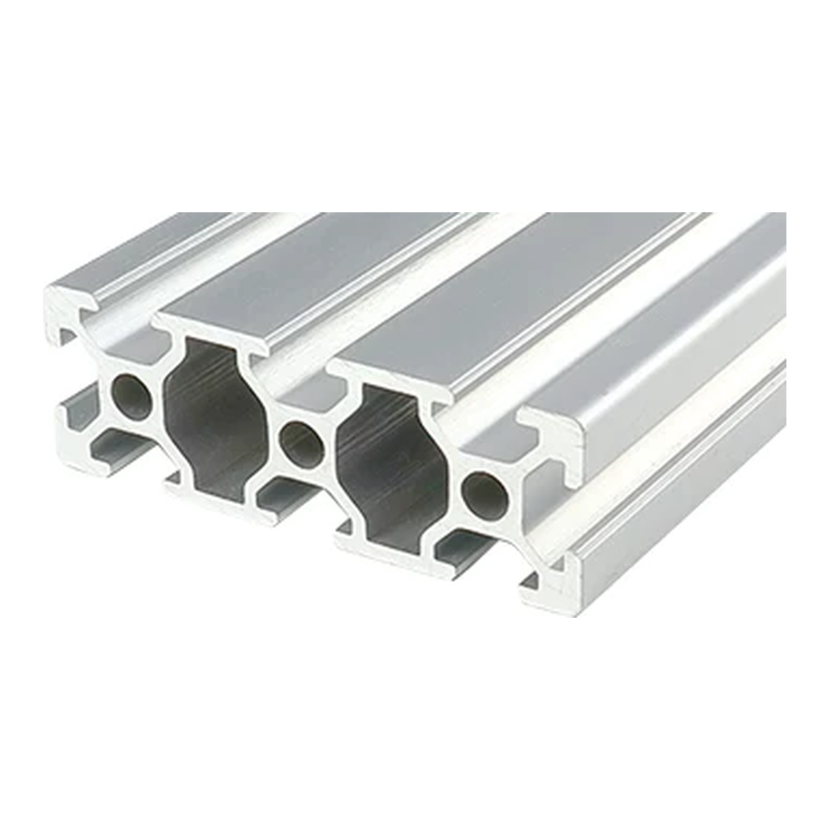 2060 aluminum extrusion, silver anodised