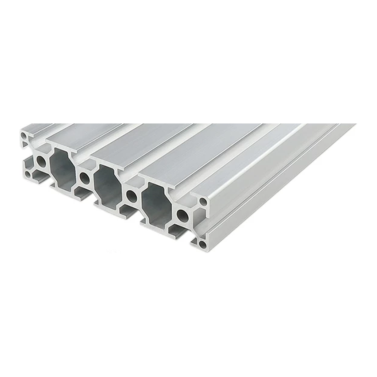 30120 aluminum extrusion, silver anodised