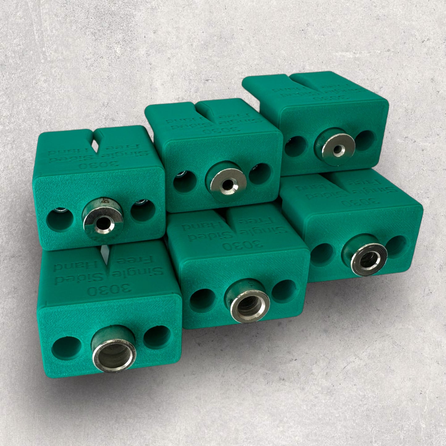 8020, 80/20, 3030, 3030 aluminum, 3030 aluminium, 30 Series, Aluminum Extrusion, Drilling Jig, Precision Drilling, Precision Hand Tool, 3030 Single Sided Freehand Drilling Jig, Assorted View