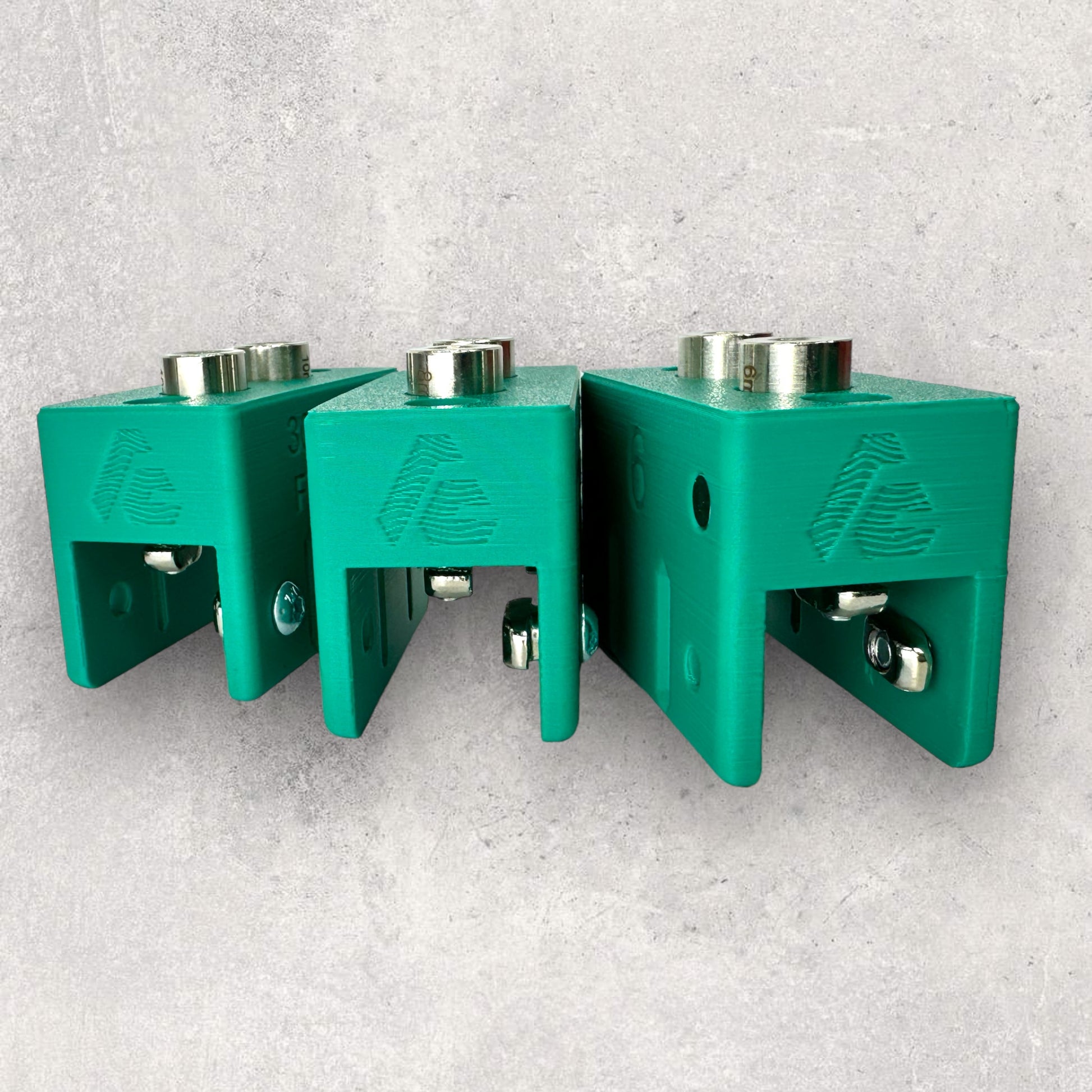 8020, 80/20, 3030, 3030 aluminum, 3030 aluminium, 30 Series, Aluminum Extrusion, Drilling Jig, Precision Drilling, Precision Hand Tool, 3030 Twin Freehand Drilling Jig, Front Assorted View