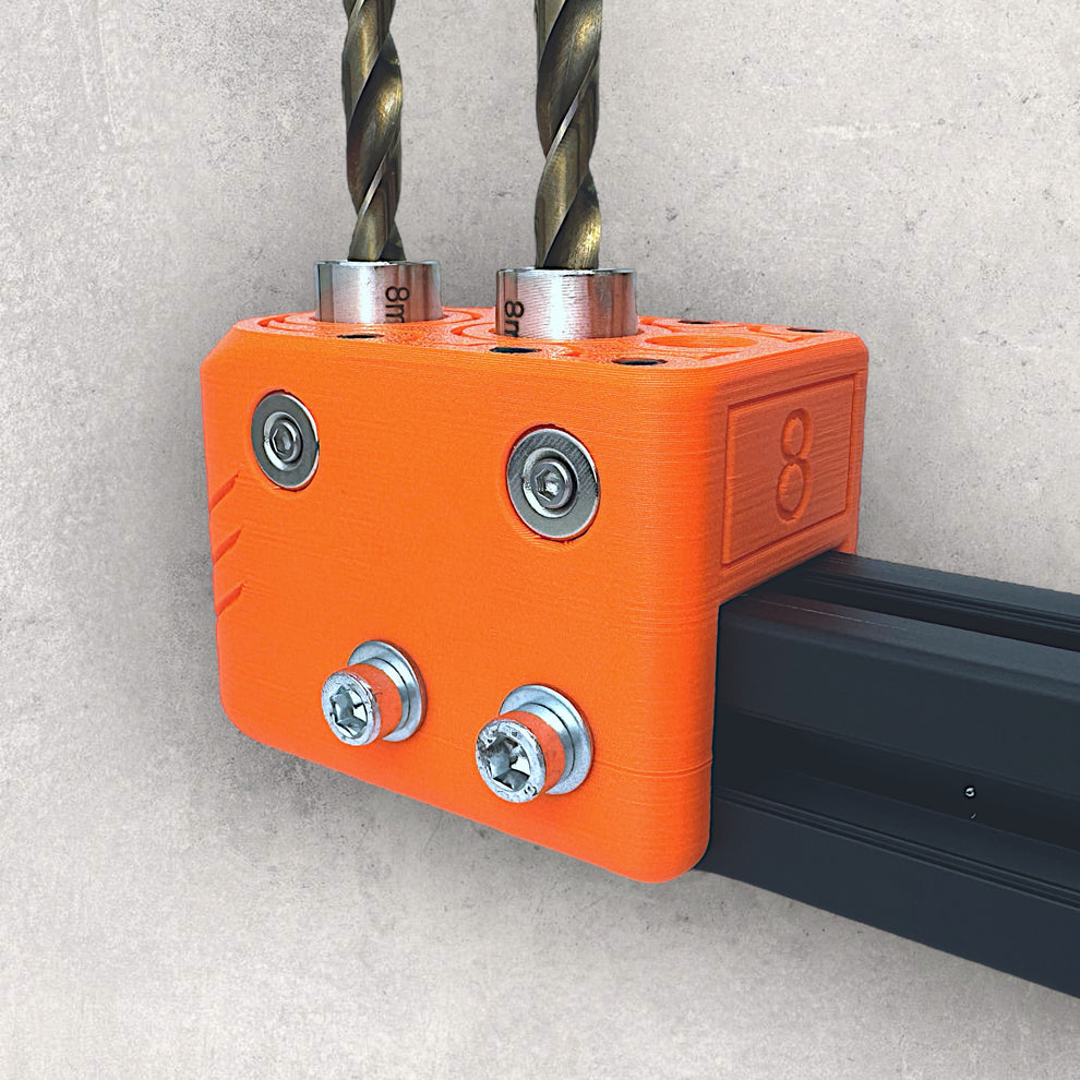 3030 9 & 39mm Offset Drilling Jig V2 – The Aluminum Carpenter