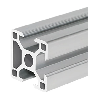 3030N1 aluminum extrusion, silver anodised