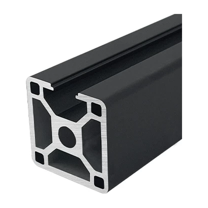 3030N3 aluminum extrusion, black anodised