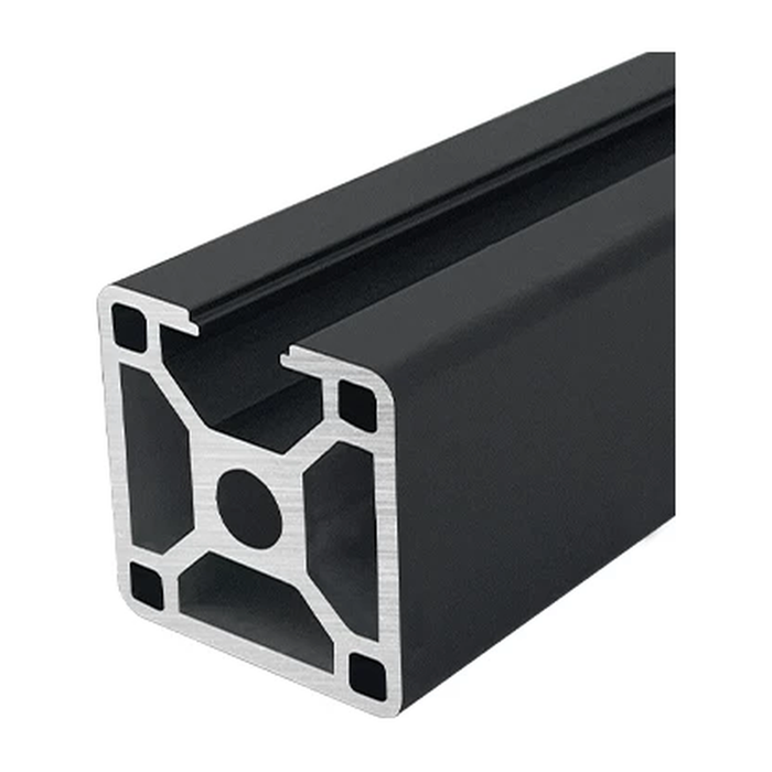 3030N3 aluminum extrusion, black anodised