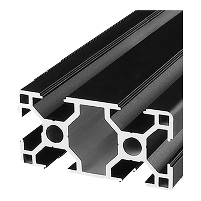 3060 aluminum extrusion, black anodised