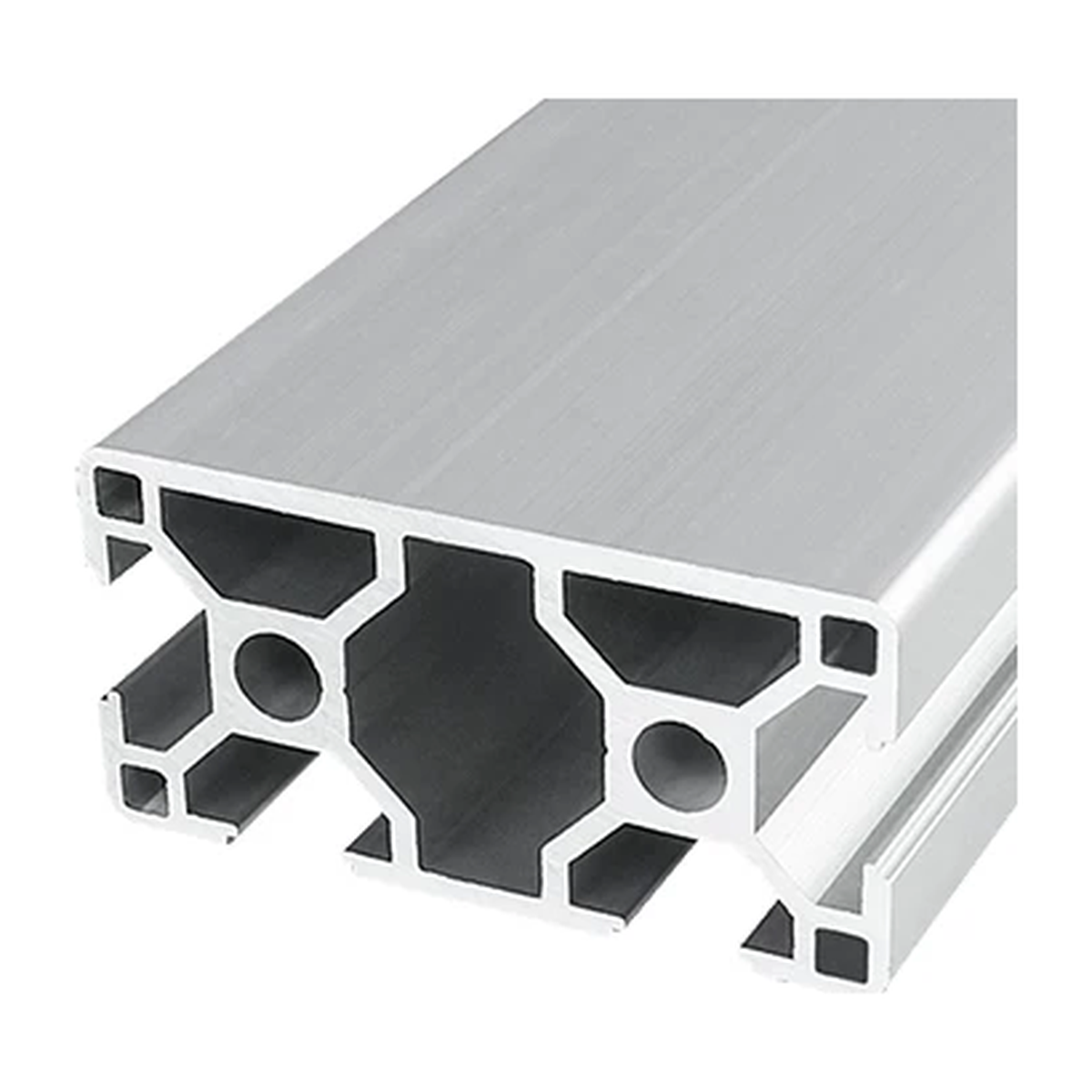 3060N1 aluminum extrusion, silver anodised