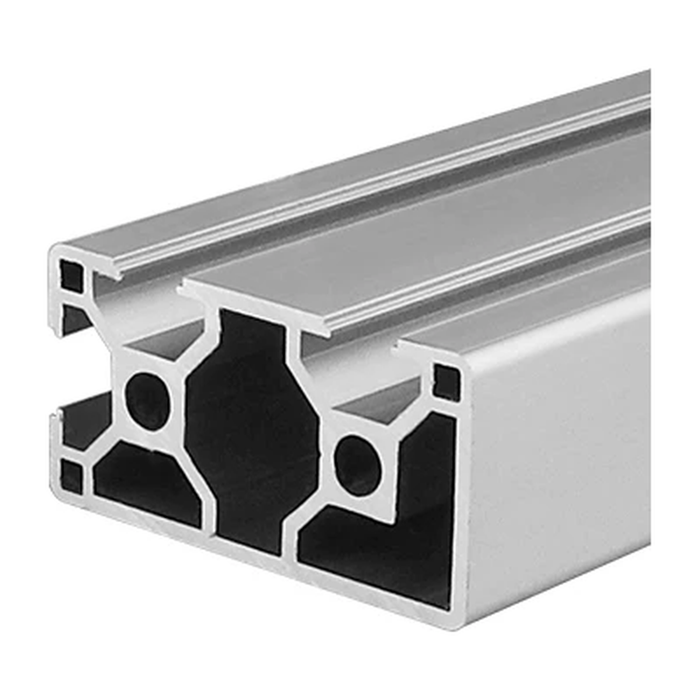 3060N2 aluminum extrusion, silver anodised