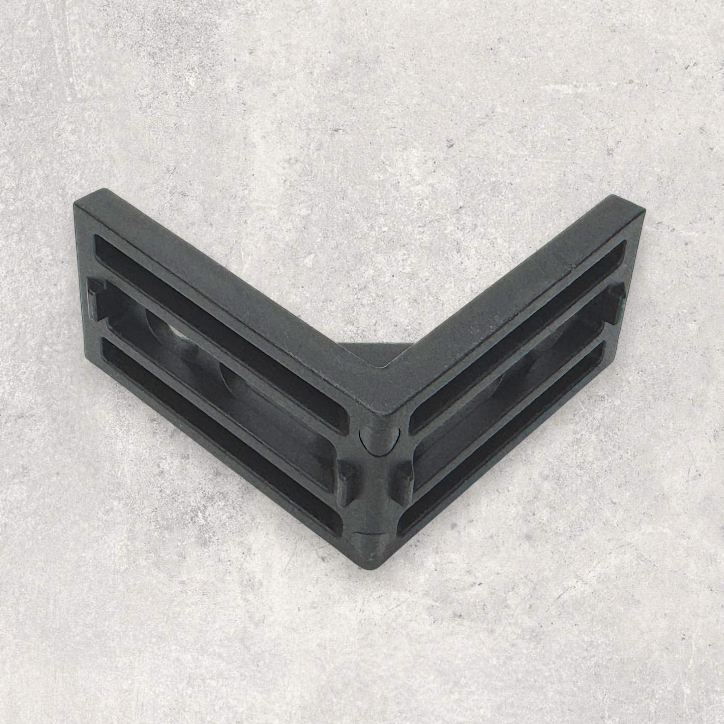 3060 Nylon Corner Bracket Black (Set of 4)