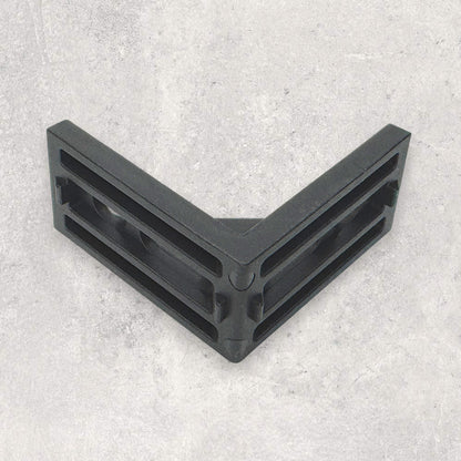 3060 Nylon Corner Bracket Black (Set of 4)