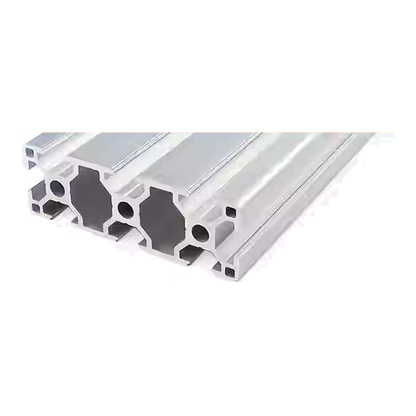 3090 aluminum extrusion, silver anodised