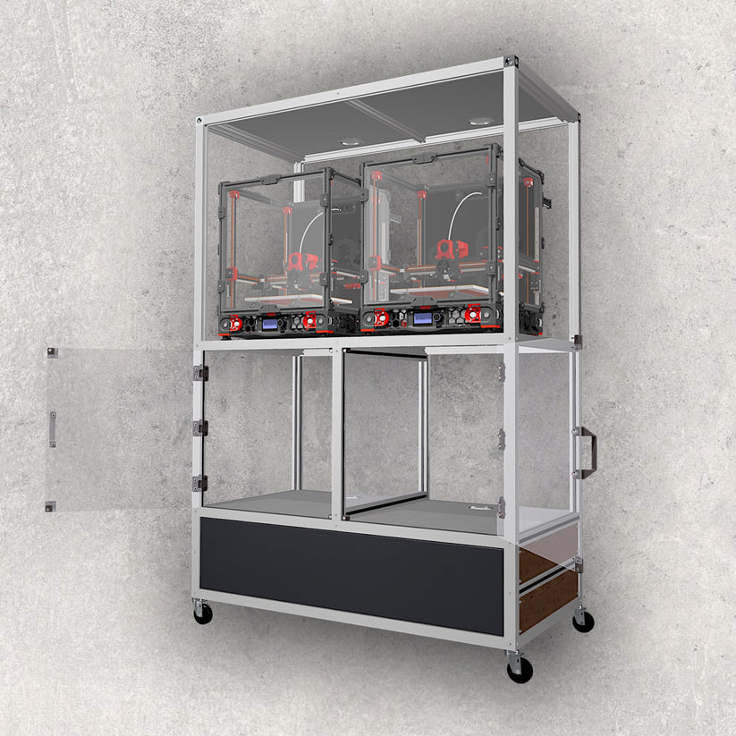 3D Printer Rack V1 (Download) – The Aluminum Carpenter