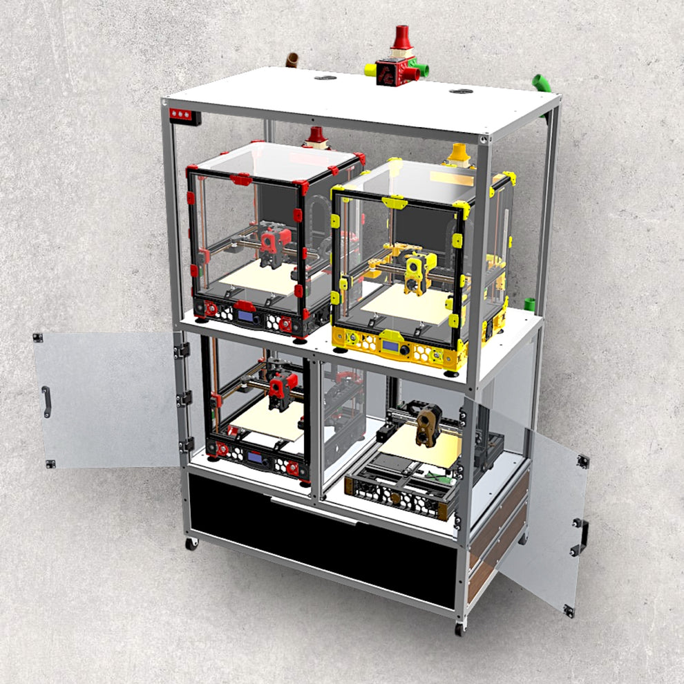 3D Printer Rack V2 (Download) – The Aluminum Carpenter
