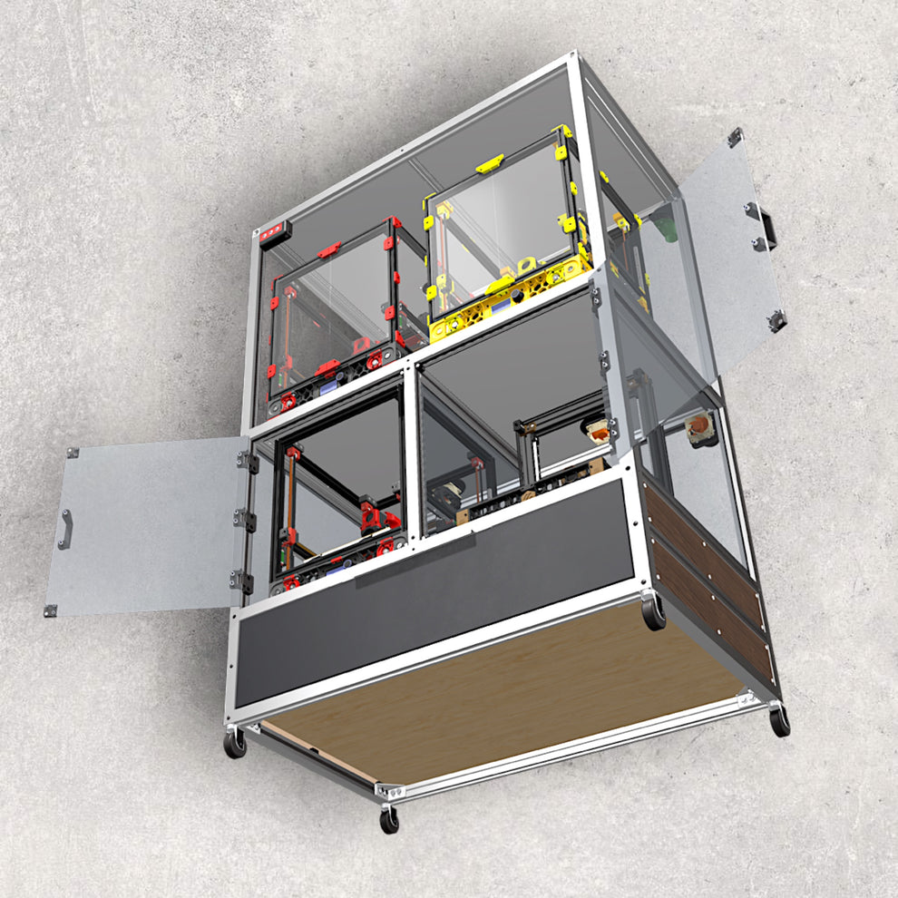 3D Printer Rack V2 (Download) – The Aluminum Carpenter