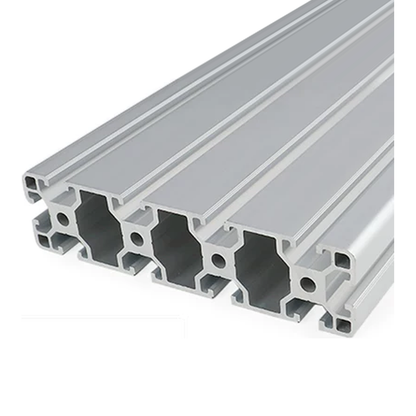 40160 aluminum extrusion, silver anodised