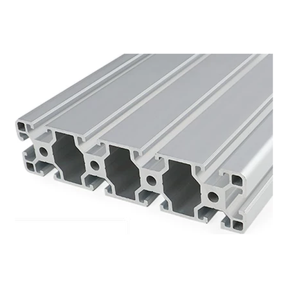 40160 aluminum extrusion, silver anodised