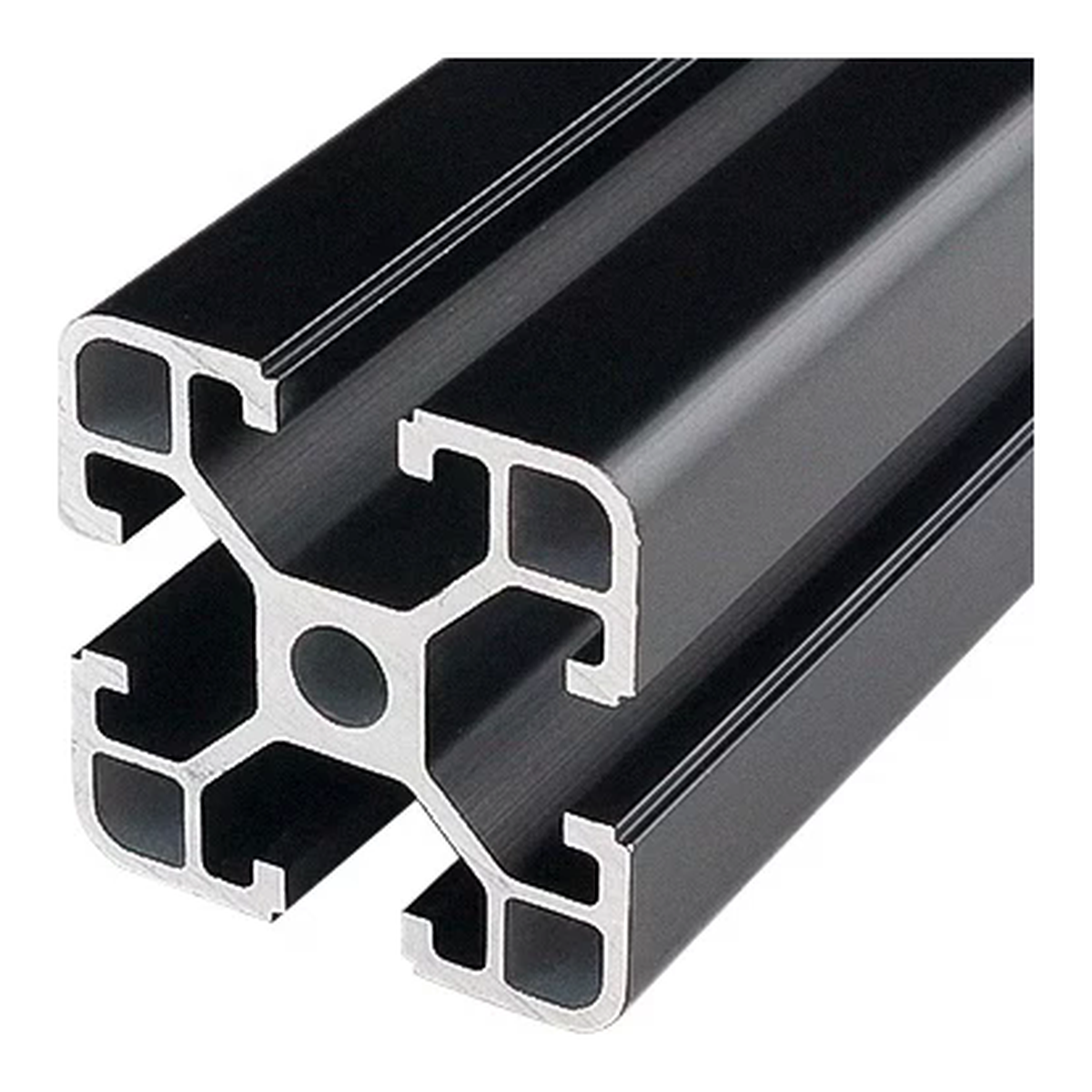 4040 aluminum extrusion, black anodised