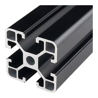 4040 aluminum extrusion, black anodised
